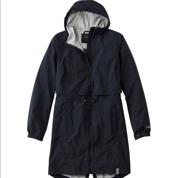Ll Bean Meridian Rain Coat 